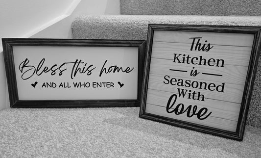 'The Kitchen is Seasoned with Love'
