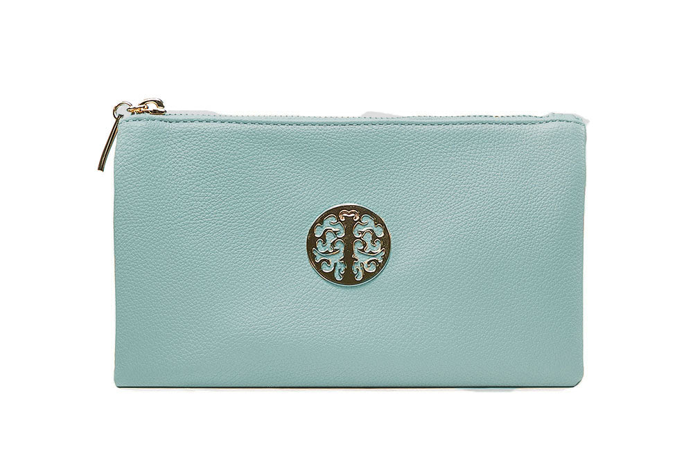 Crossover Body Handbag Light Blue