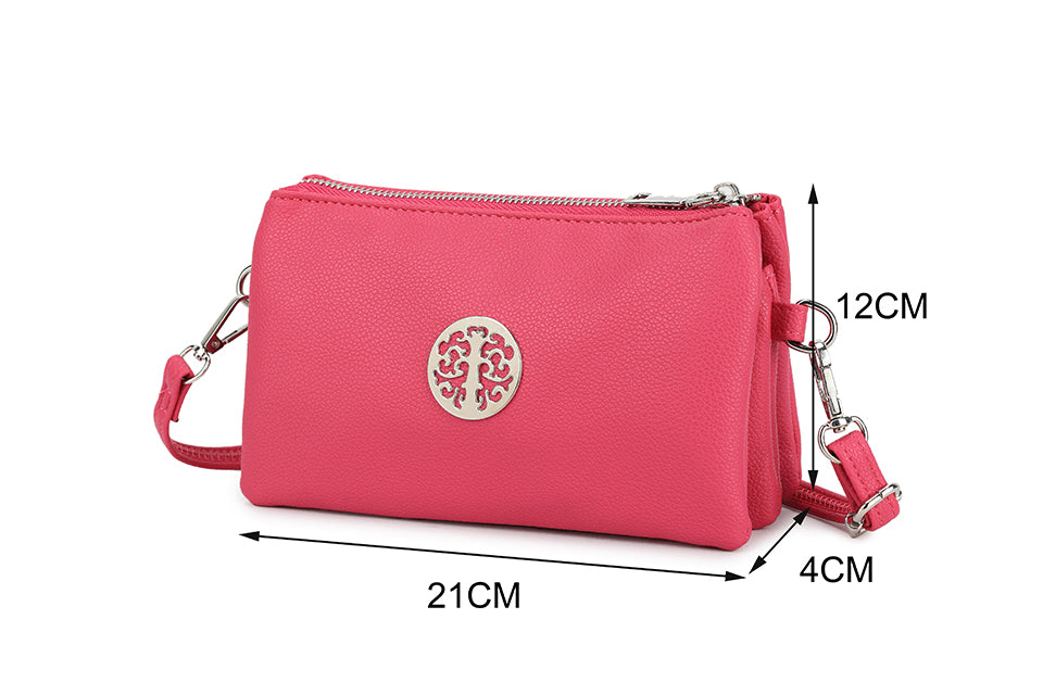 Crossover Body Handbag Tan