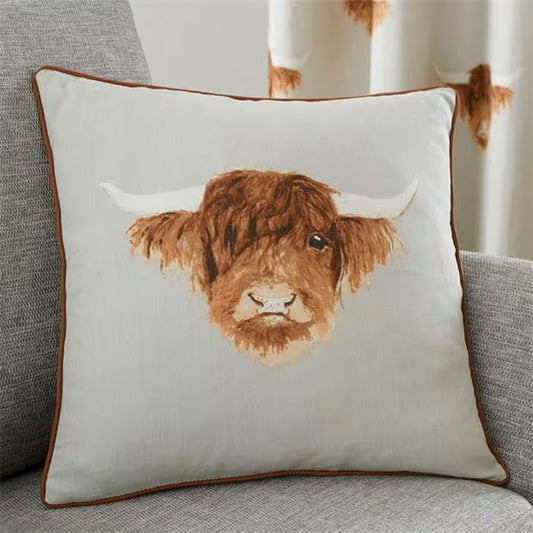 Highland Cow Cushion