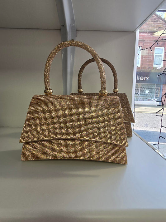 Handbag Gold Sparkles
