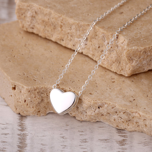 925 silver heart necklace