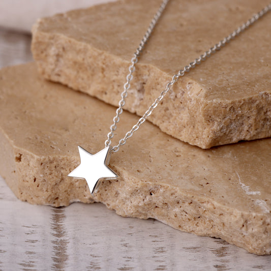 925 silver star necklace